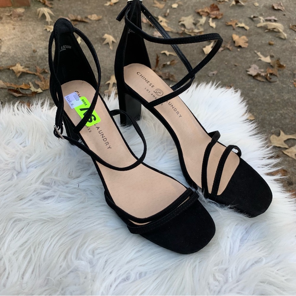 Chinese Laundry Elegant Black Heels Size 8.5